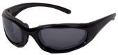 Sporty model i sort med bl�dt skum indvendigt. XSmall.