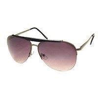 Fede Oldschool aviator solbriller i sort/s�lv. Large