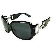 L�kker sort Gucci inspireret modebrille 