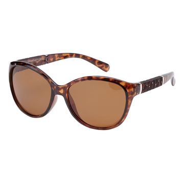 Polariserede Cat eye solbriller med simili-sten "Dianna" (Anti-refleks)