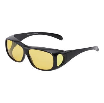 NYHED! Fit-over Natkørebrille og Solbrille i én. Glas bliver mørke i solen (Fotokromiske glas) "Adapt"