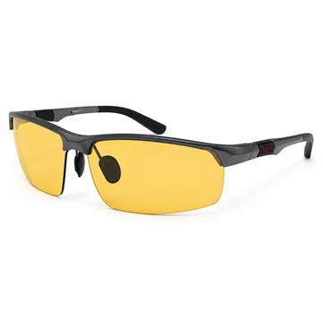 FOTOKROMISK Natkørebrille. Glas bliver mørke i solen "Dynamic"