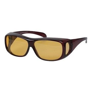 Fit-over natkørebriller til almindelige briller "Shield" **ANTI-REFLEKS**