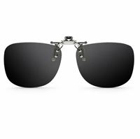 Clip-on / Vip-op solbriller - polariserede "Sun" (Anti-refleks)