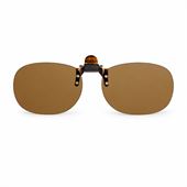 Clip-on / Vip-op solbriller - polariserede "Lendum" (Anti-refleks)