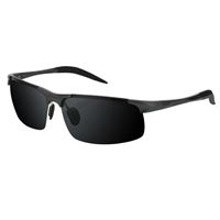 Solbriller med styrke minus (nærsynethed/afstandsbriller) Med stel i aluminium! "Freedom"