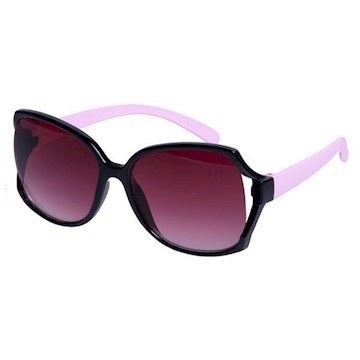 Virkelig kær og feminin model i sort og med rosafarvede stænger for de ca.4-7årige...