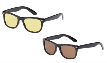 Pakketilbud: 2 stk. Dag + Nat Polariserede Kørebriller *ANTI-REFLEKS*