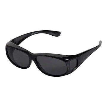 Fit-over Solbrille "Junior Black" Polaroide Small (B:13,2cm H:4cm)