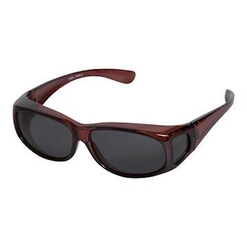 Fit-over Solbrille "Junior Brown" Polaroide Small (B:13,2cm H:4cm)