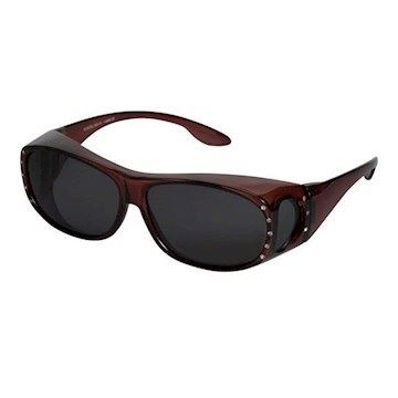 Fit-over solbriller "Jupiter" - Polariseret (B:14cm H:4cm)