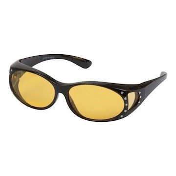 *ANTI-REFLEKS* Fit-over Natbriller med similisten (til briller) "Lux"