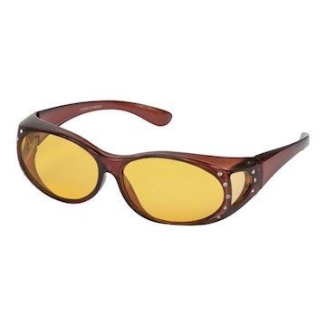 *ANTI-REFLEKS* Fit-over Natbriller med similisten (til briller) "Sierra"