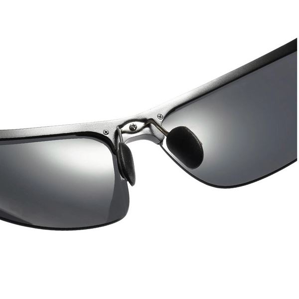 Vær opmærksom på Vugge Sway Herre-solbrille i Aluminium + TAC polariserede linser Fatal