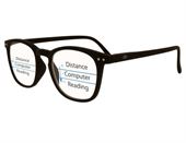 Læsebriller med Glidende overgang / Progressiv Styrke (Med blåt lys filter) "Visual"
