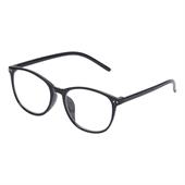 Minus-brille med sort unisex stel "Ask" (briller med minus-styrke) 