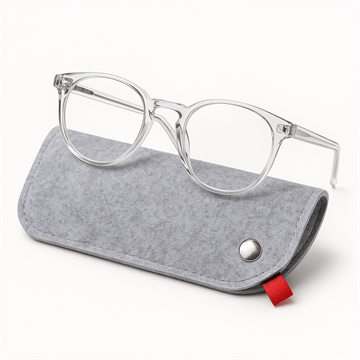 aptc Blue Light Brille Med Transparent Stel. Inklusiv Filt-Etui I Høj Kvalitet (Skærmbriller Med Blåt Lys Filter) "Diamond" 3