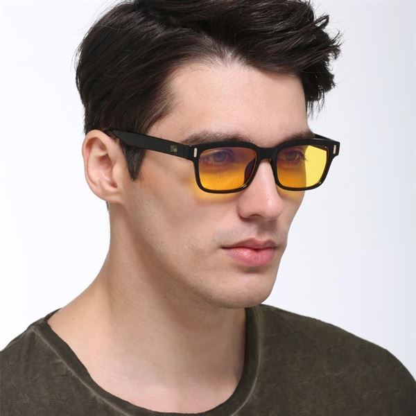 Gaming briller med gule glas mod blåt lys)