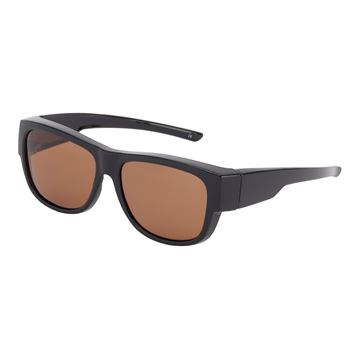 Fit-over Kørebriller til egne briller "Real Look" - Polariseret (B:14,5cm H:4,7cm)